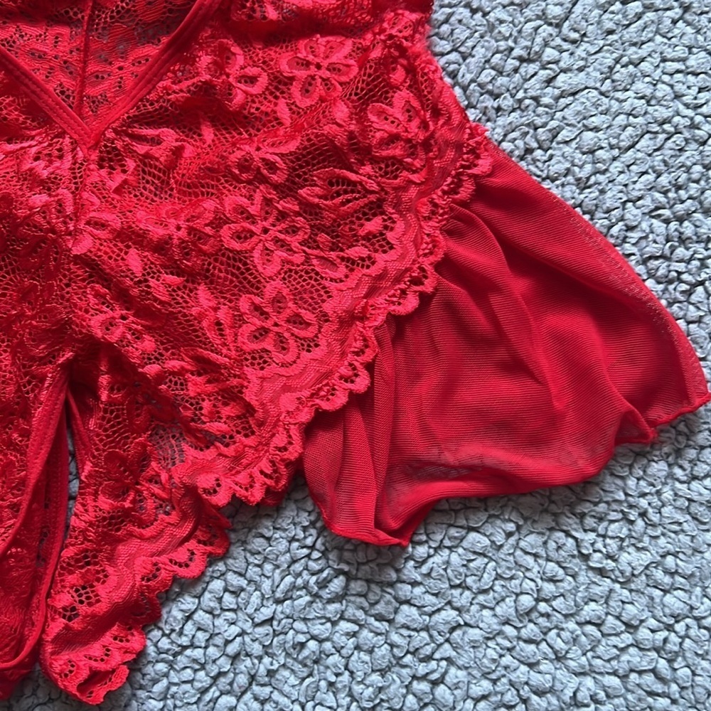 NWT Thisrose Sexy Teddy Lace Halter Babydoll Lingerie - Picture 10 of 10